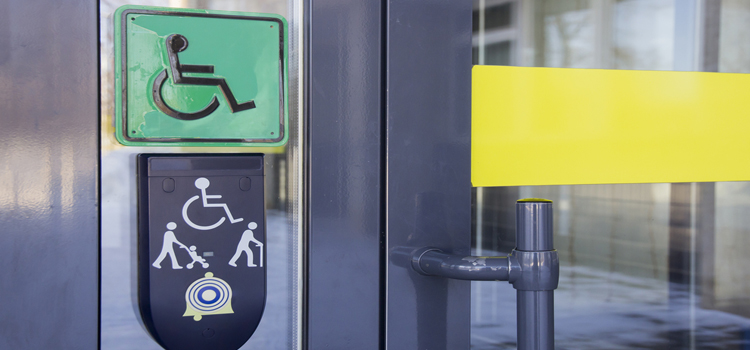 automatic handicap door opener in Hallandale Beach